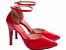 Sapato Scarpin Saia e Blusa Verniz Vermelho Torricella modelo 9200-117D - Imagem 4