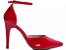 Sapato Scarpin Saia e Blusa Verniz Vermelho Torricella modelo 9200-117D - Imagem 5