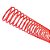 Espiral Para Encadernação Vermelho 45mm Para 400 Folhas 16un Vermelho Marpax Cod 256944 - Imagem 1