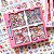 Caixa Rosa com 800 Adesivos em Cartela + Pinça - Imagem 8
