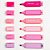 Kit Marca Texto Pink Vibes c/ 6 Tons de Rosa - Léo Arte - Imagem 3