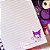 Caderno A5 com Divisórias 120fls Kuromi Sanrio - Imagem 4