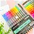 Kit Caneta Gel Neon Color com Glitter 12 Cores - Imagem 5