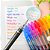 Kit Caneta Gel Neon Color com Glitter 12 Cores - Imagem 4