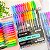 Kit Caneta Gel Neon Color + Glitter c/24 Cores - Imagem 1