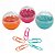 Clips Colorido Bolinha c/ 80 - Tilibra - Imagem 1
