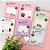 Bloco de Notas Transparente Glitter - Gatinhos - Imagem 1