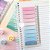 Marcador de Páginas 200 Folhas Tons Pastel com Régua - Imagem 2