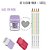 Kit Escolar Mini Box Grip 2001 Neon Faber-Castell - Imagem 3