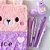 Kit Papelaria Caderno Pelúcia Fofo - 10 Itens - Imagem 5