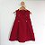 VESTIDO LARA VERMELHO COM BOTÕES DE MADEIRA - Imagem 3