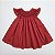 VESTIDO CASINHA DE ABELHA VERMELHO BORDADO VERMELHO - Imagem 3