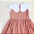 Vestido Vitória Bege com Gola Nuvem Branca - Imagem 3