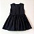 Vestido Vitória preto com babado na pala - Imagem 1