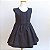 Vestido Vitória preto com babado na pala - Imagem 3