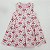 VESTIDO LARA ROSA COM FLORES E PREGAS - Imagem 1