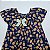 VESTIDO CAROL AZUL MARINHO COM ESTAMPA DE ABACAXI - Imagem 3