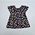 VESTIDO CAROL AZUL MARINHO COM ESTAMPA DE ABACAXI - Imagem 2