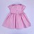 VESTIDO GL BONECA MC FRANZIDA E CORPINHO BORDADO ROSA CHICLETE - Imagem 2