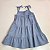 VESTIDOS MARIA LINHO - AZUL BEBÊ - ALCINHA E SAIA 3 MARIAS - Imagem 1