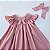 VESTIDO CASINHA DE ABELHA ROSE FECHADO COM PÉROLAS E LAÇO - Imagem 4