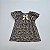 VESTIDO CAROL PRETO COM ESTRELAS E LUAS DOURADAS - Imagem 1