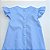 VESTIDO LARA AZUL BEBE PREGAS NA FRENTE E MANGA FRU-FRU - Imagem 6