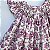 VESTIDO CASINHA DE ABELHA ROSA E BRANCO COM FLORES - Imagem 7