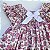 VESTIDO CASINHA DE ABELHA ROSA E BRANCO COM FLORES - Imagem 4