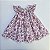 VESTIDO CASINHA DE ABELHA ROSA E BRANCO COM FLORES - Imagem 5