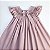 VESTIDO CASINHA DE ABELHA BRANCA ROSA FECHADO - Imagem 3