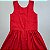 VESTIDO VITÓRIA VERMELHO CAVADO COM BABADO NA SAIA - Imagem 5