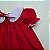 VESTIDO GIGI VERMELHO E GOLA BONECA BRANCA E BORDADO VERMELHO - Imagem 4