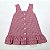 VESTIDO LARA XADREZ DE VERMELHO CAVADO BABADO DUPLO NA SAIA - Imagem 2
