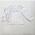 CAMISETE INFANTIL BRANCA GL FRANZIDA DE RENDA ML FOFA - Imagem 3