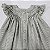 VESTIDO CASINHA DE ABELHA XADREZ VERDE COM BRANCO - Imagem 4