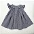 VESTIDO CASINHA DE ABELHA XADREZ DE AZUL MARINHO - Imagem 3