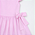 VESTIDO VITÓRIA ROSA BEBÊ COM DOIS LAÇOS LATERAIS - Imagem 4