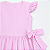 VESTIDO VITÓRIA ROSA BEBÊ COM DOIS LAÇOS LATERAIS - Imagem 3