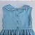 VESTIDO VT AZUL TIFFANY BORDADO CASINHA DE ABELHA - Imagem 6