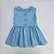 VESTIDO VT AZUL TIFFANY BORDADO CASINHA DE ABELHA - Imagem 5