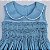 VESTIDO VT AZUL TIFFANY BORDADO CASINHA DE ABELHA - Imagem 2