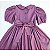 VESTIDO VITÓRIA COM UVA E MAGA 3/4 COM CINTO - Imagem 4