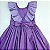 VESTIDO VITÓRIA ROXO RAJADO DC CAVADO NAS COSTA GL FRANZIDA E CINTO - Imagem 3