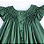 VESTIDO CASINHA DE ABELHA VERDE MILITAR COM BORDADOS VERDE - Imagem 6