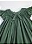 VESTIDO CASINHA DE ABELHA VERDE MILITAR COM BORDADOS VERDE - Imagem 3