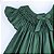 VESTIDO CASINHA DE ABELHA VERDE MILITAR COM BORDADOS VERDE - Imagem 4