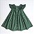 VESTIDO CASINHA DE ABELHA VERDE MILITAR COM BORDADOS VERDE - Imagem 2