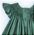 VESTIDO CASINHA DE ABELHA VERDE MILITAR COM BORDADOS VERDE - Imagem 7