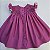 VESTIDO CASINHA DE ABELHA PINK COM RENDAS BRANCAS BORDADOS BRANCO - Imagem 7